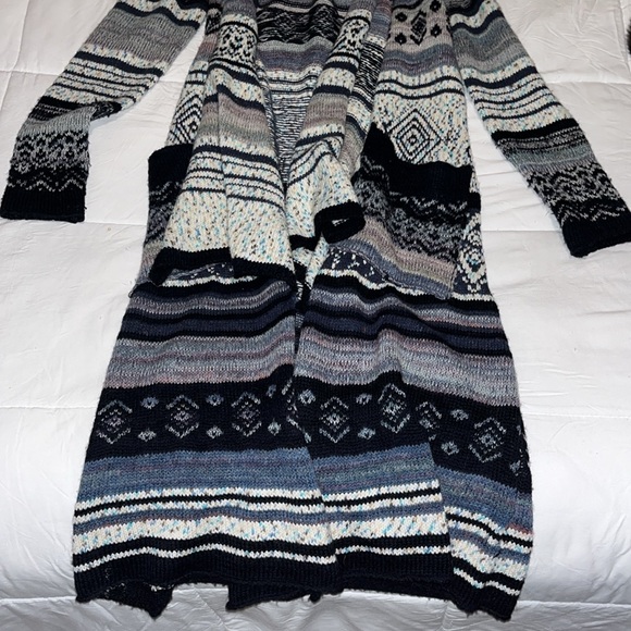 Free People for Urban Outfitters  maxi length long sleeve knitt sweater Small - Picture 4 of 11